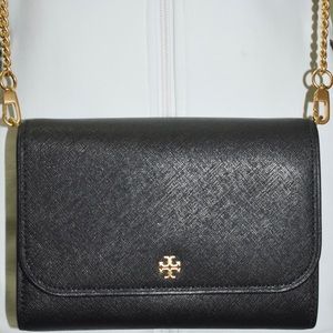 NWT TORY BURCH EMERSON CHAIN WALLET CROSSBODY BAG